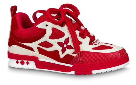 red louis vuitton sneakers men's